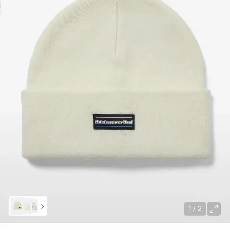 [BUNJANG] thisisneverthat Ivory Beanie / 디스이즈네버댓 비니 아이보리