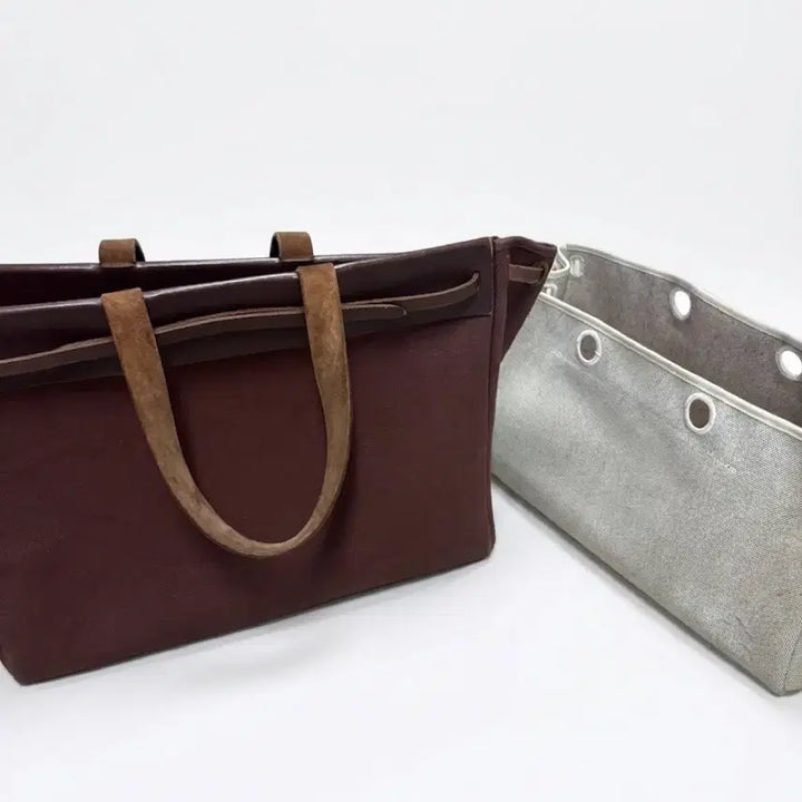 [SOLD OUT] [에르메스/Hermes] 에르백 카바스 PM 브라운&amp;베이지 투백 A급 단