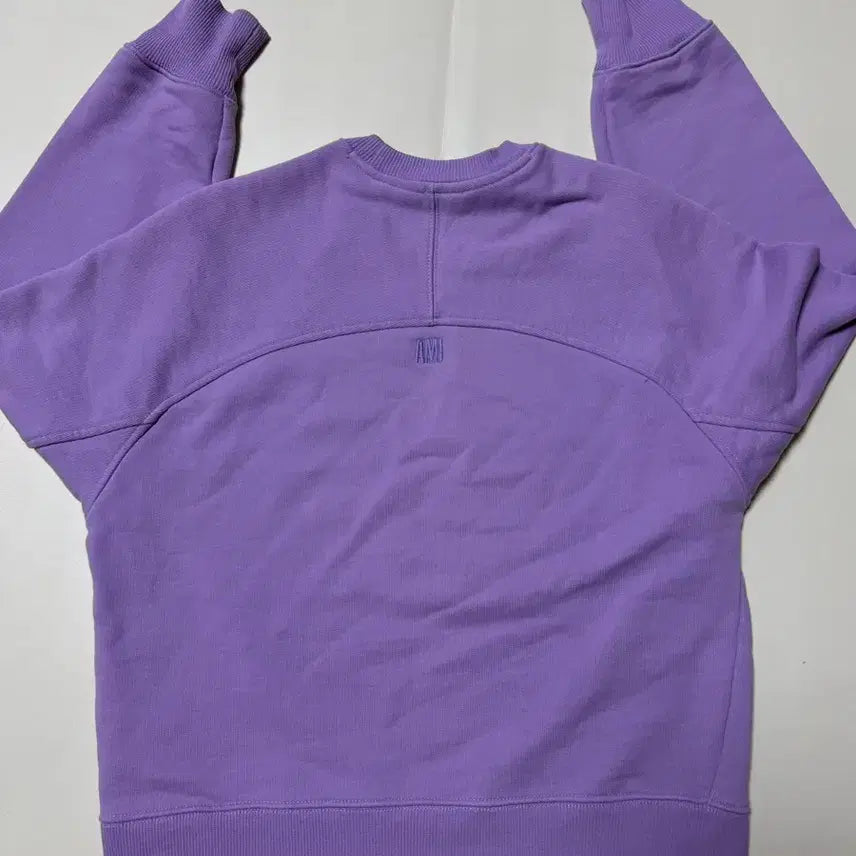 [BUNJANG] AMI Lilac Big Logo Sweatshirt / (신품급,판매42,매장판) 아미 여성 라일락 맨투맨44-55