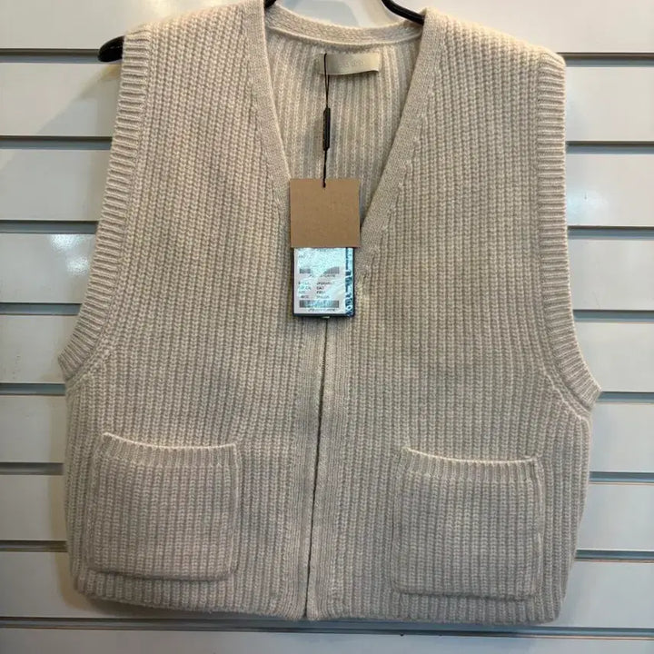 [BUNJANG] COOS Knit Vest Ivory / COOS 코스 니트 베스트 아이보리
