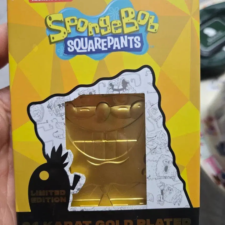 [BUNJANG] Spongebob 24K Gold Plated Official Coin / 한정판,미개봉)스폰지밥 24K 금도금 공식 주화 팝니다