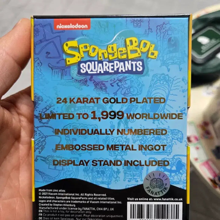 [BUNJANG] Spongebob 24K Gold Plated Official Coin / 한정판,미개봉)스폰지밥 24K 금도금 공식 주화 팝니다