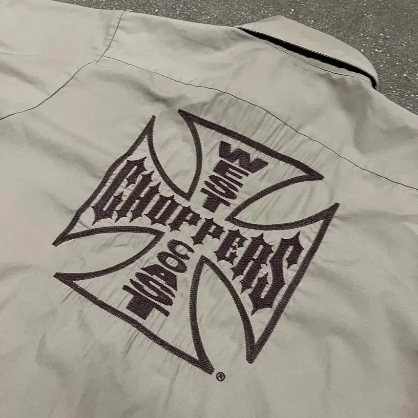 [BUNJANG] West Coast Choppers Embroidered Shirt / 00s 웨스트코스트차퍼스 셔츠 (105)