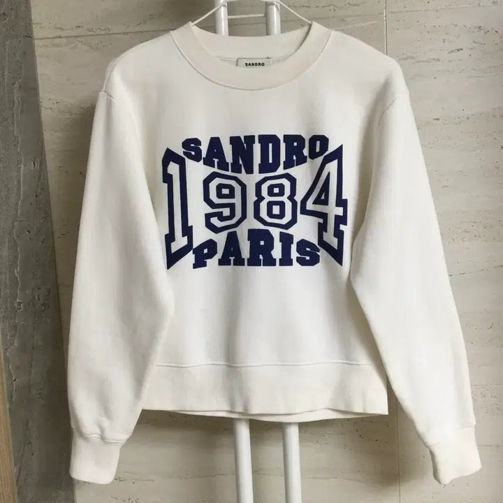 [BUNJANG] Sandro Lettering Sweatshirt T-Shirt / SANDRO 산드로 레터링 맨투맨 티셔츠 55