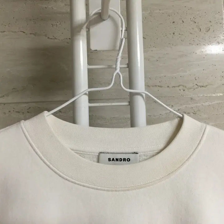 [BUNJANG] Sandro Lettering Sweatshirt T-Shirt / SANDRO 산드로 레터링 맨투맨 티셔츠 55