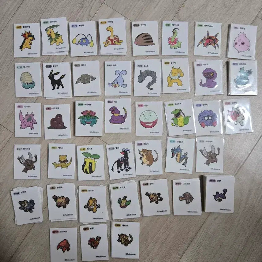 [SOLD OUT] 포켓몬 띠부씰 판매