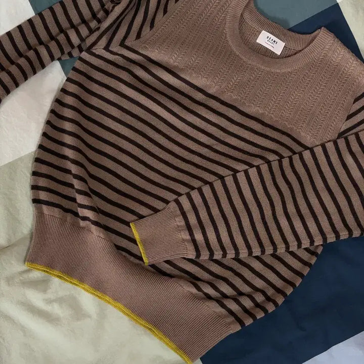 [BUNJANG] BEAMS Heart Wool Blend Knit Sweater / 빔즈 하트 울혼방 니트 FREE