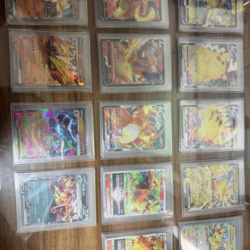 [SOLD OUT] 포켓몬카드 피카츄&amp;리자몽 세트