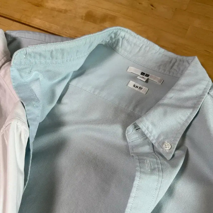 [BUNJANG] Uniqlo Oxford &amp; Flannel Button-Down Shirts Bundle / 유니클로 셔츠 3종 버튼다운 옥스포드 플란넬