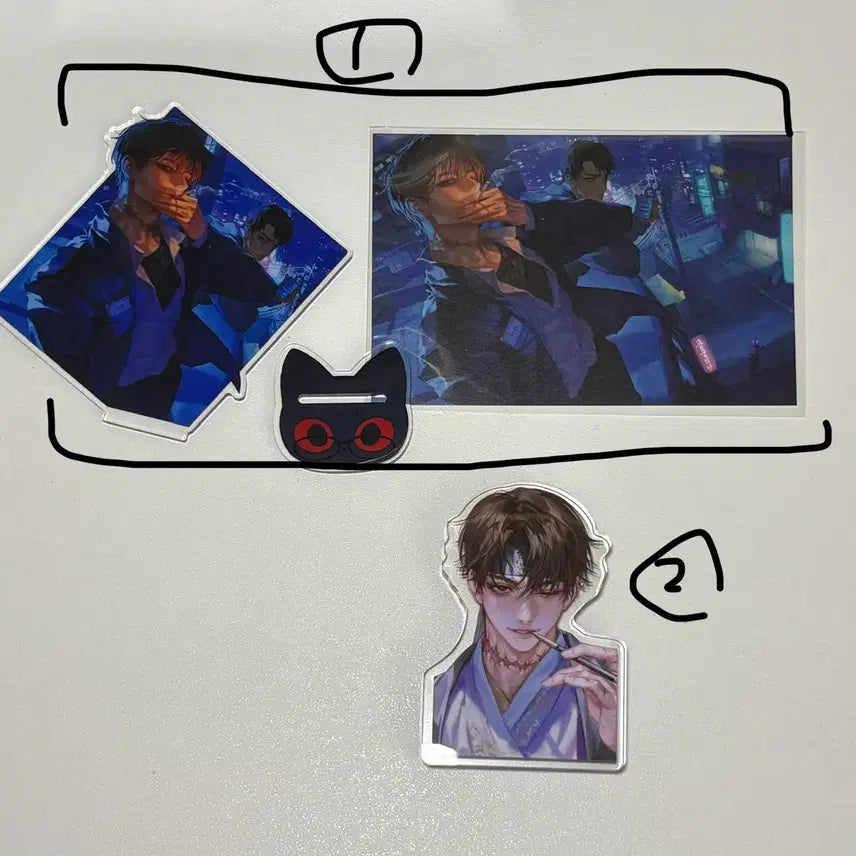 [SOLD OUT] 영큐님 영큐 괴담출근 괴출 비공굿 통판 아크릴 스탠드 엽서 토롯코