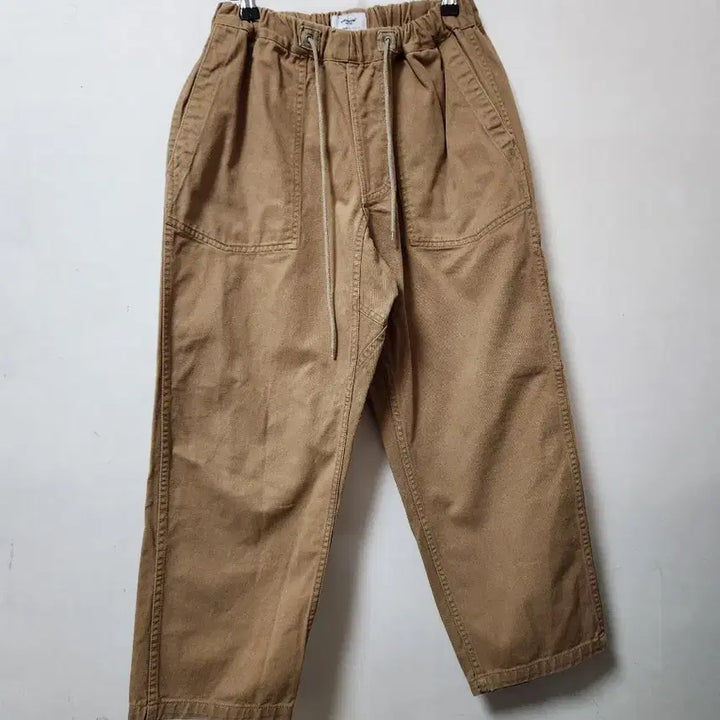 [BUNJANG] Espionage Cotton Pants Medium Camel / 에스피오나지 면바지 미듐