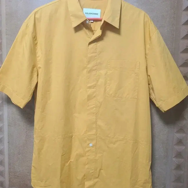 [BUNJANG] Solid Homme Orange Shirt / 솔리드옴므 오렌지 셔츠 50사이즈