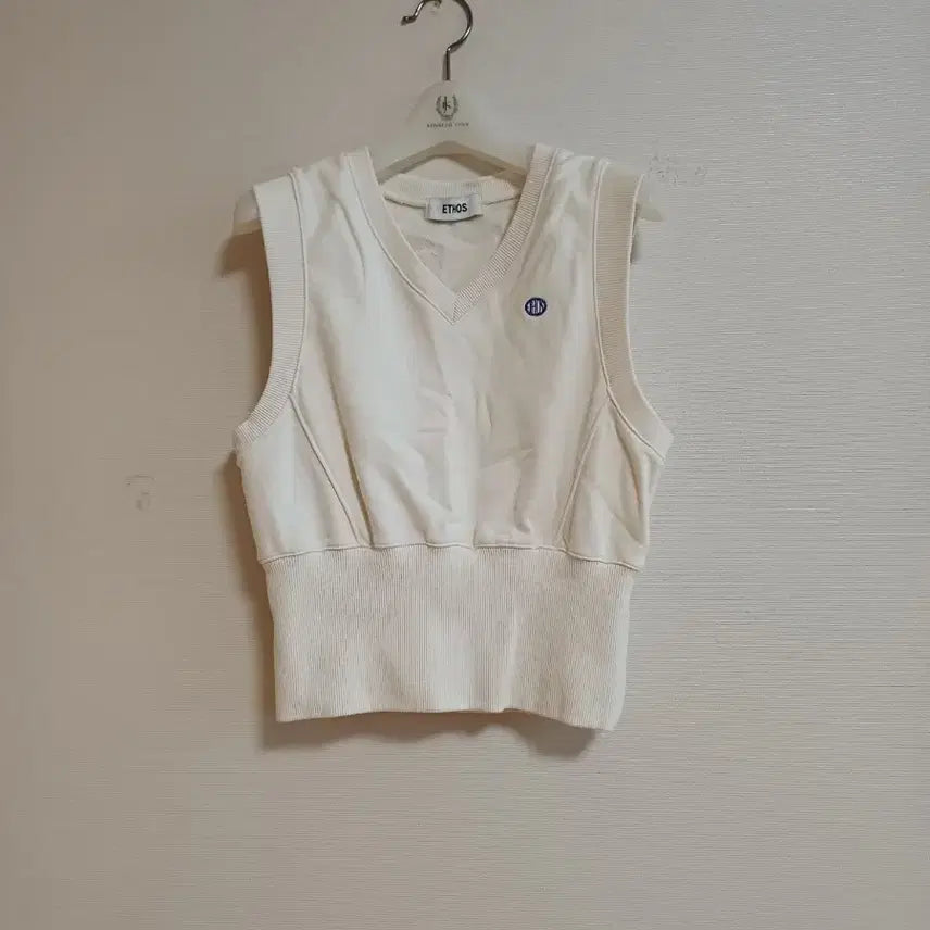 [BUNJANG] Ethos Pure Cotton Ivory Vest / 에토스 순면 베스트 판매합니다
