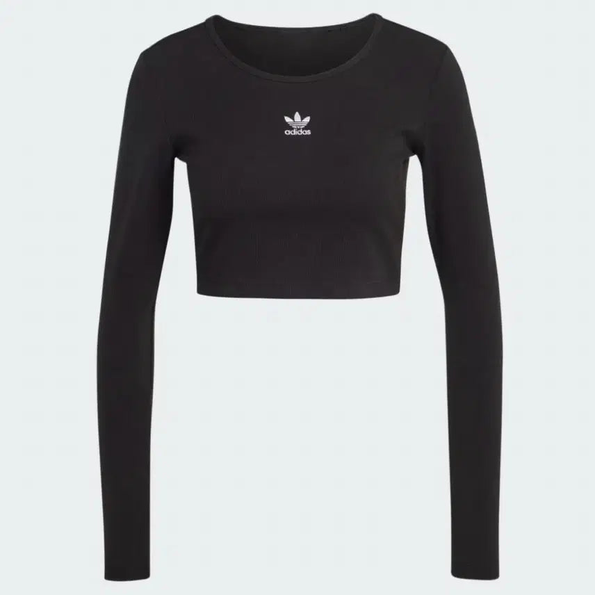 [BUNJANG] Adidas Essentials Crop Long Sleeve Top / 아디다스 에션셜 크롭 긴팔 티