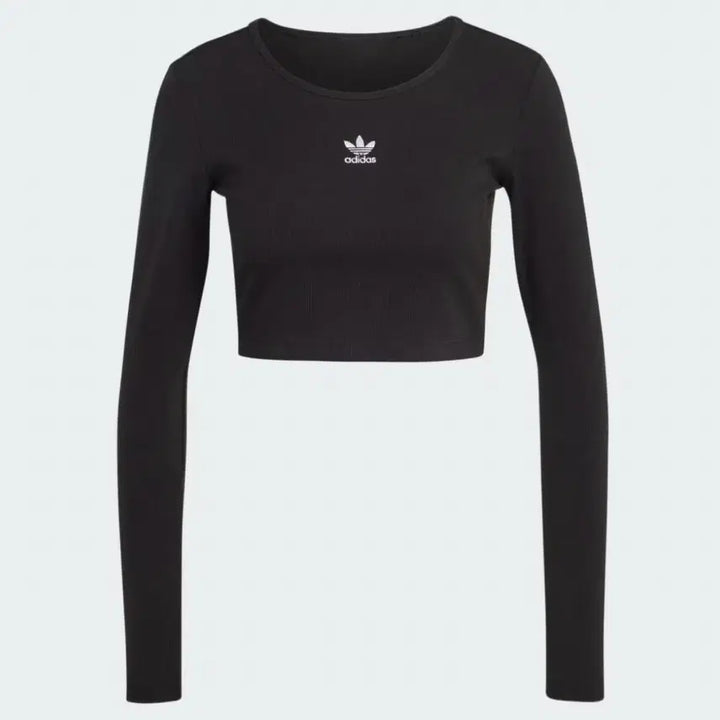 [BUNJANG] Adidas Essentials Crop Long Sleeve Top / 아디다스 에션셜 크롭 긴팔 티