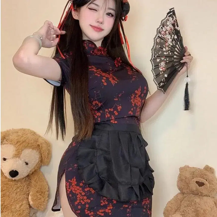 [BUNJANG] 졸업사진 졸사 메이드복 치파오  대여 코스프레 / 졸업사진 졸사 메이드복 치파오  대여 코스프레