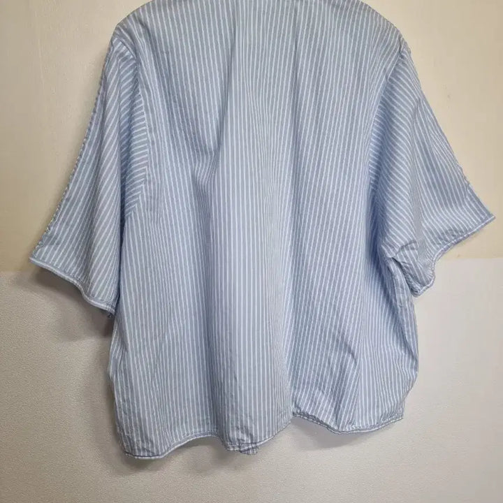 [BUNJANG] COS Striped Collar Shirt / * 코스 반팔 카라 셔츠 95~100  사이즈 추천