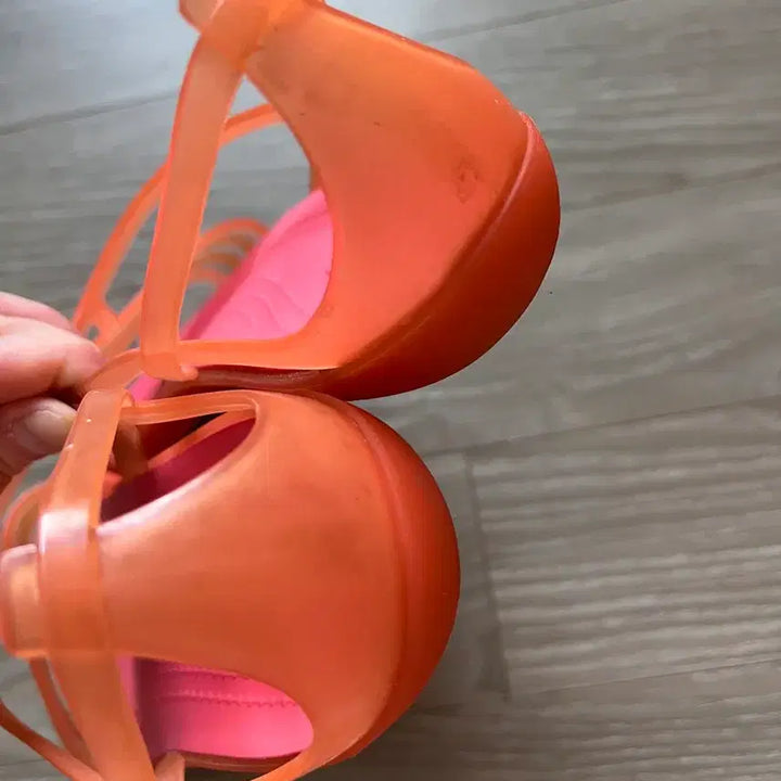 [BUNJANG] Crocs Jelly Flat Sandal Iconic Comfort / 크록스 젤리 플랫 샌들 아이코닉 컴포트