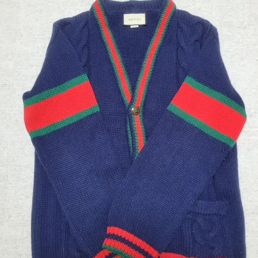 [BUNJANG] Gucci Oversized Cable Knit Cardigan / (새상품급)구찌 오버사이즈 케이블 니트 가디건
