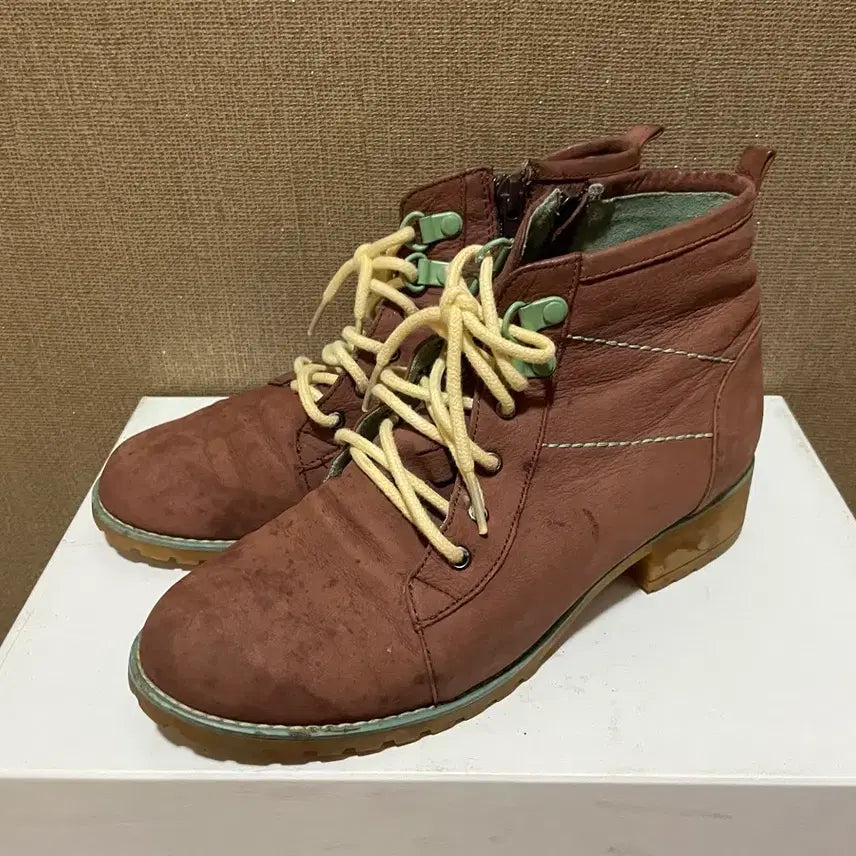 [BUNJANG] Landrover Brown Ankle Boots / 235) Landrover 브라운 앵클 부츠