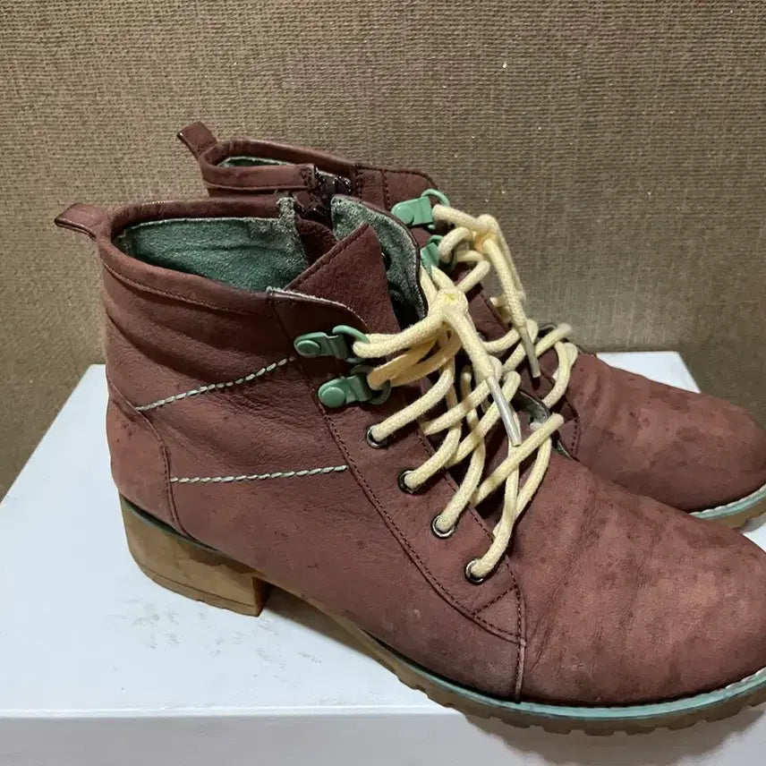 [BUNJANG] Landrover Brown Ankle Boots / 235) Landrover 브라운 앵클 부츠