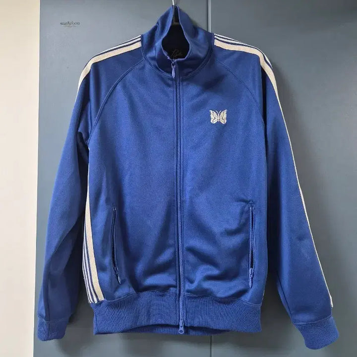 [BUNJANG] Needles Track Jacket Poly Smooth Royal Blue S Size / 니들스 트랙 자켓 폴리 스무스 로얄 블루 S사이즈