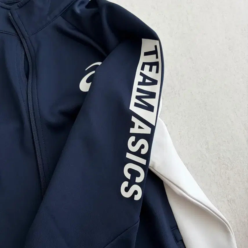 [BUNJANG] Asics Navy Track Jacket / 아식스 네이비 트랙 자켓
