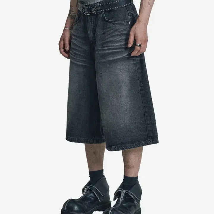 [BUNJANG] Easy Noisy Denim Bermuda Shorts / (새상품) 이지노이지 데님 버뮤다팬츠