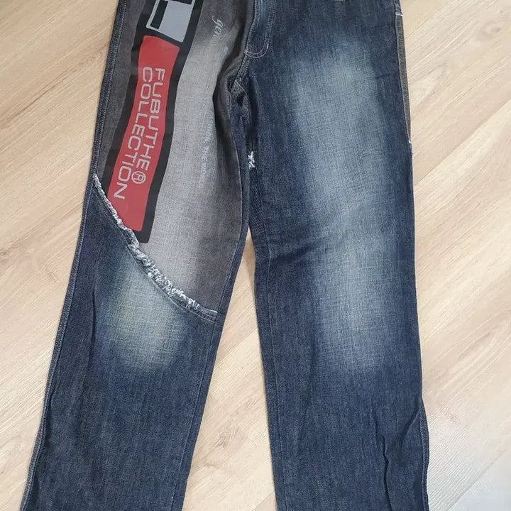 [BUNJANG] FUBU Old School Denim Jeans / 후부FUBU올드스쿨데님30인치