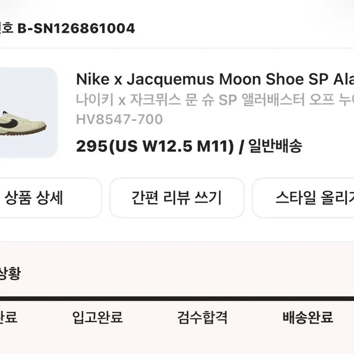 [SOLD OUT] 나이키 자크뮈스 295