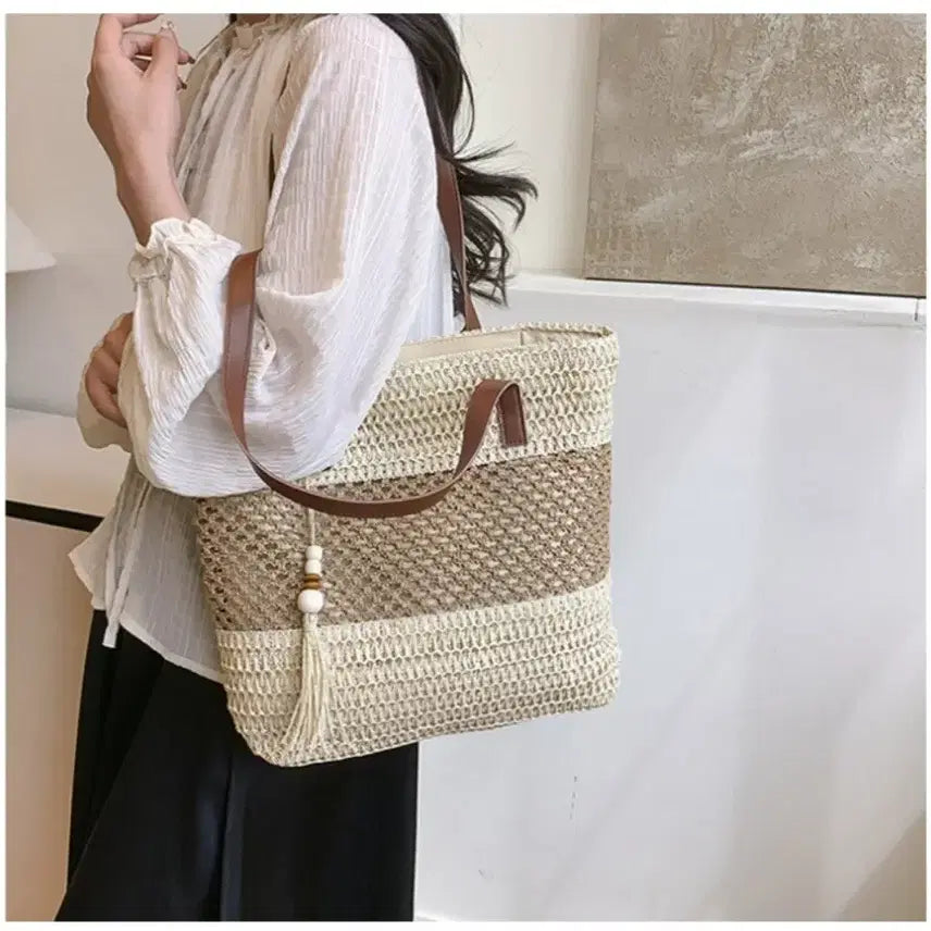 [BUNJANG] Rattan Tote Bag / 라탄가방