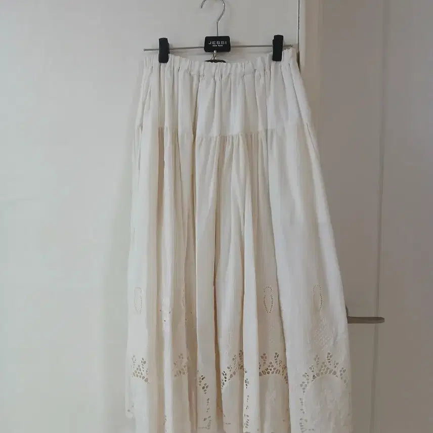 [BUNJANG] Cotton Lace Skirt / 면 레이스 스커트 치마 기장 84정도