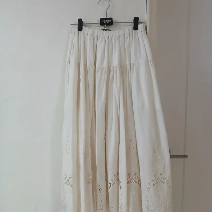 [BUNJANG] Cotton Lace Skirt / 면 레이스 스커트 치마 기장 84정도