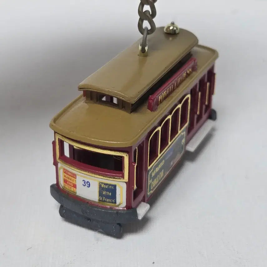 [BUNJANG] 2001 San Francisco Cable Car Model Keychain / 미니카 2001년 미국산 샌프란시스코 케이블카 모형