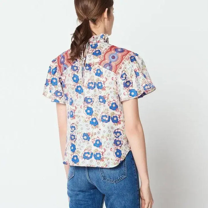 [SOLD OUT] 산드로 실크블라우스