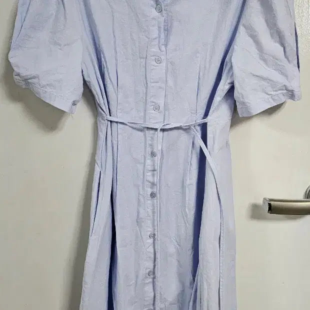 [SOLD OUT] 하늘색 셔츠 원피스