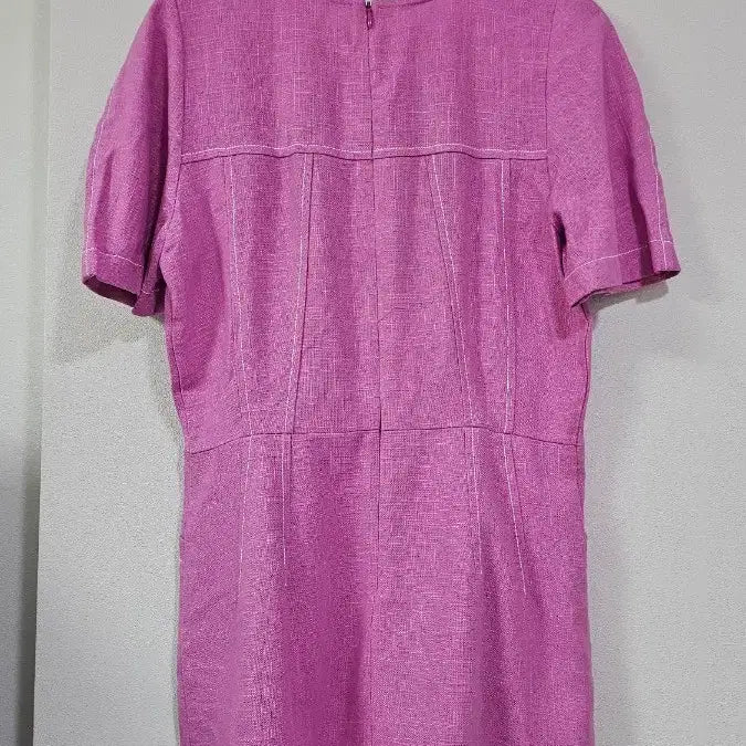 [BUNJANG] Egoist Linen Mini Dress / 에고이스트 / 스티치 포인트 린넨 미니 원피스 55