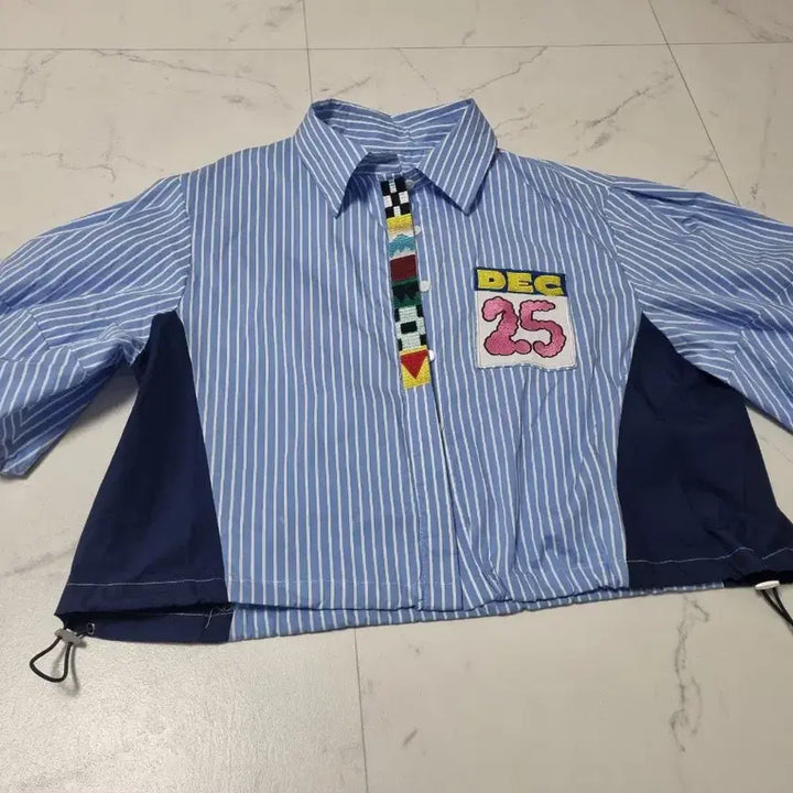 [BUNJANG] DEC 25 Striped Shirt / DEC 25 스트라이프 셔츠