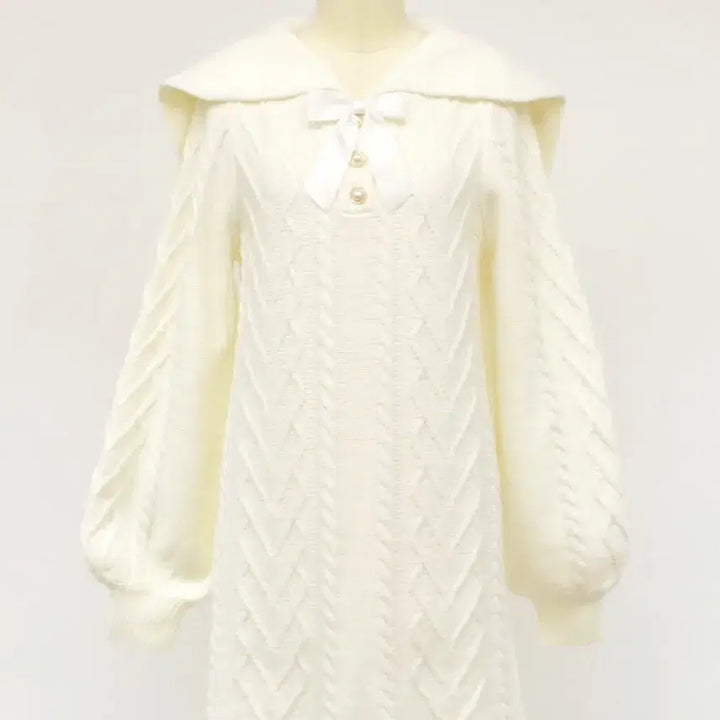 [BUNJANG] Amabel Ivory Knit Dress / 아마벨 니트원피스 아이보리