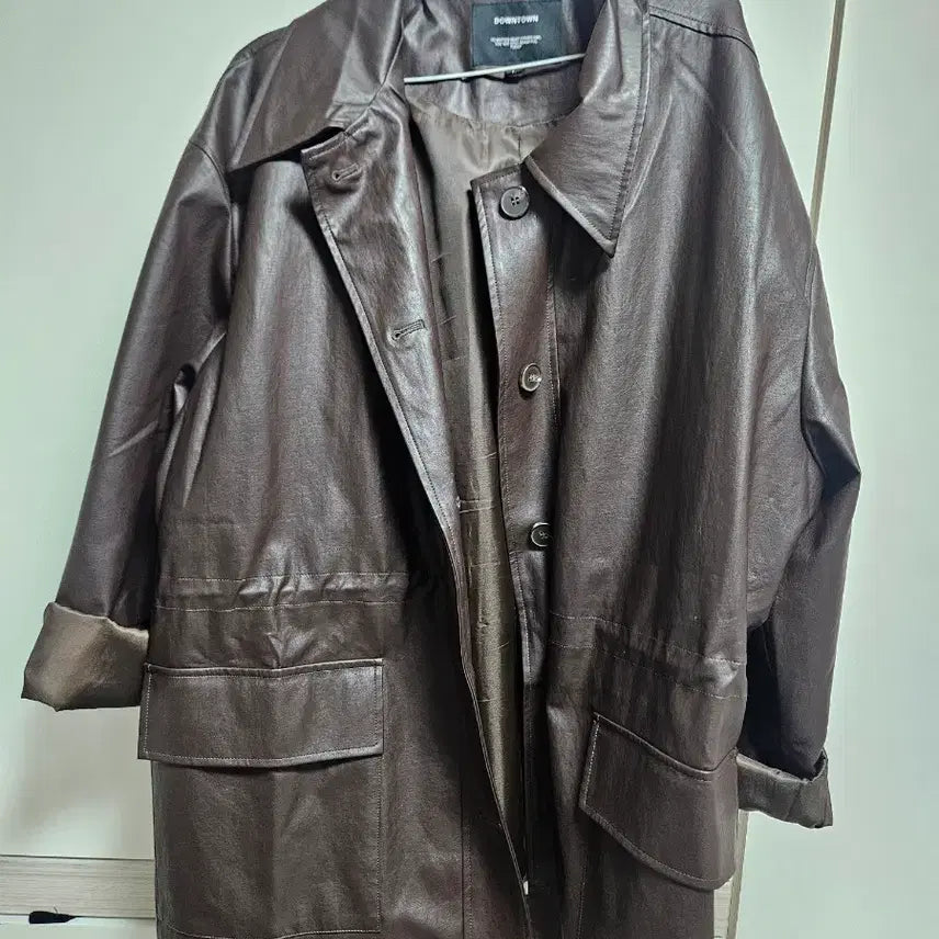 [BUNJANG] String Leather Jacket / 스트링레더자켓