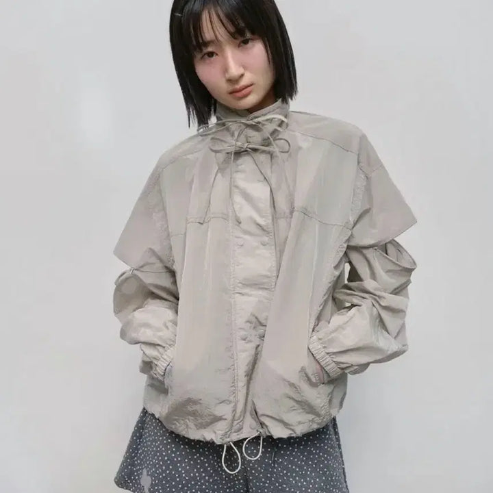 [SOLD OUT] 타입서비스[typeservice] Shirred Windbreaker