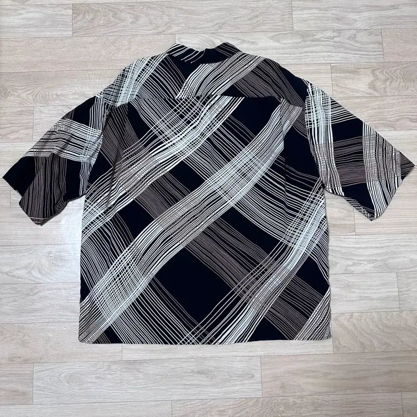 [BUNJANG] LEMAIRE Macaroon Convertible Collar Shirt / [52]르메르 마카롱 컨버터블 반팔 셔츠