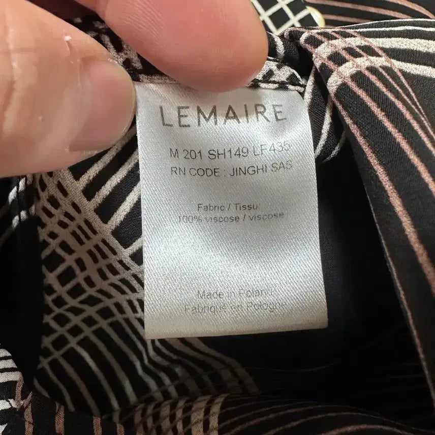 [BUNJANG] LEMAIRE Macaroon Convertible Collar Shirt / [52]르메르 마카롱 컨버터블 반팔 셔츠