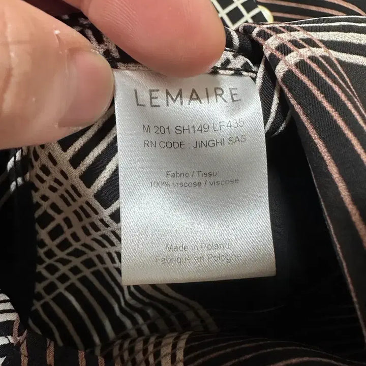 [BUNJANG] LEMAIRE Macaroon Convertible Collar Shirt / [52]르메르 마카롱 컨버터블 반팔 셔츠
