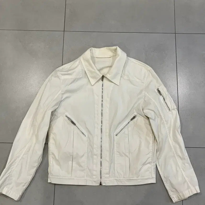 [BUNJANG] Helmut Lang Aviator Jacket White L / 헬무트랭 에비에이터 자켓 화이트 L