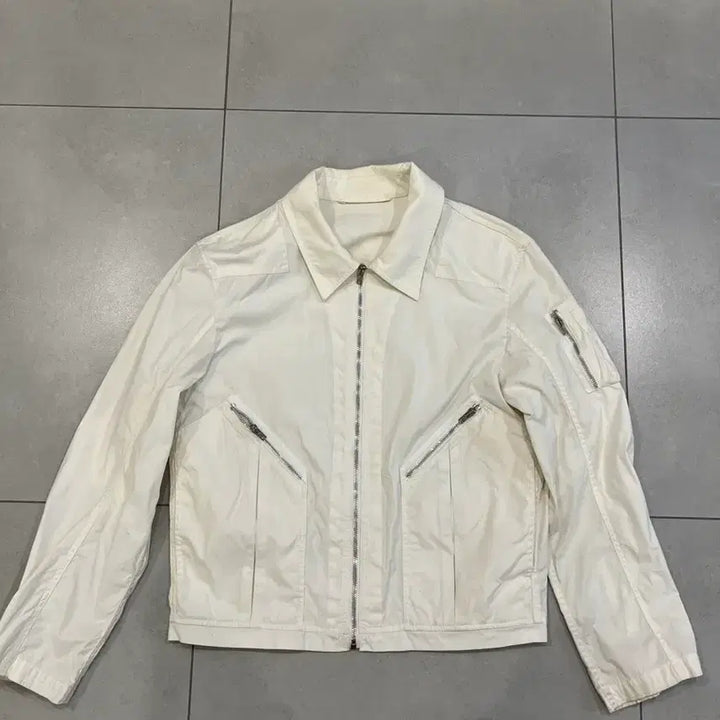 [BUNJANG] Helmut Lang Aviator Jacket White L / 헬무트랭 에비에이터 자켓 화이트 L