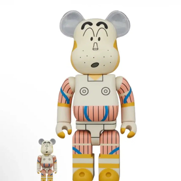 [BUNJANG] Bearbrick Crayon Shin-chan Robot Dad 100% &amp; 400% Set / 베어브릭 짱구는 못말려 로봇아빠 100% &amp; 400% 세트