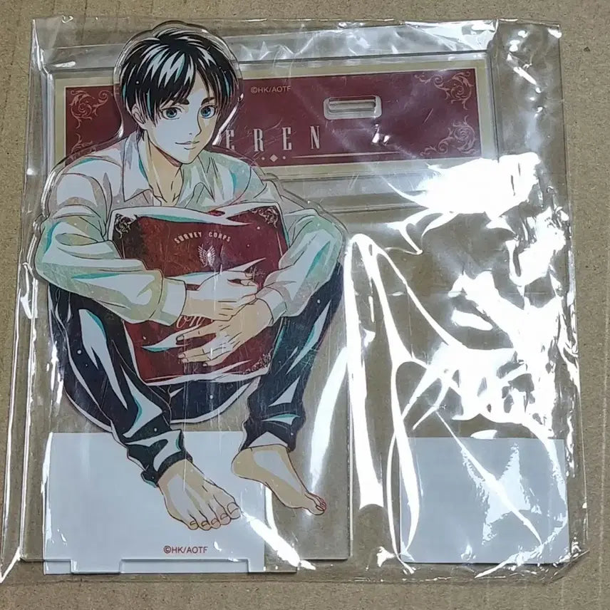 [BUNJANG] Attack on Titan Eren Resting Acrylic Stand / 진격거 진격의 거인 에렌 휴식 쿠션 아크릴 스탠드