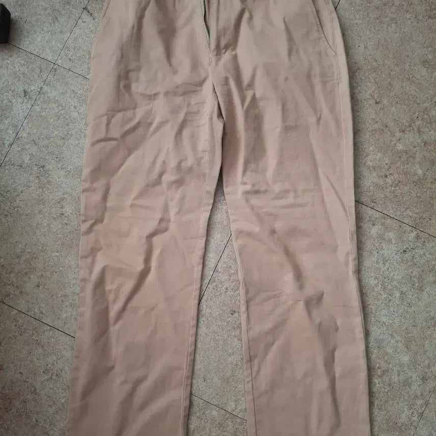 [BUNJANG] Ad Hoc Beige Cotton Pants / ad hoc 베이지 면바지 76cm