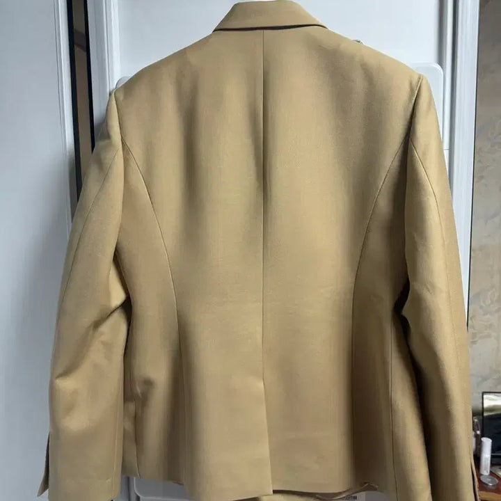 [BUNJANG] BRON 23FW Beige Setup Jacket &amp; Wide Slacks / 브론 23fw 자켓&amp;와이드슬랙스 셋업 베이지색상 팝니다.